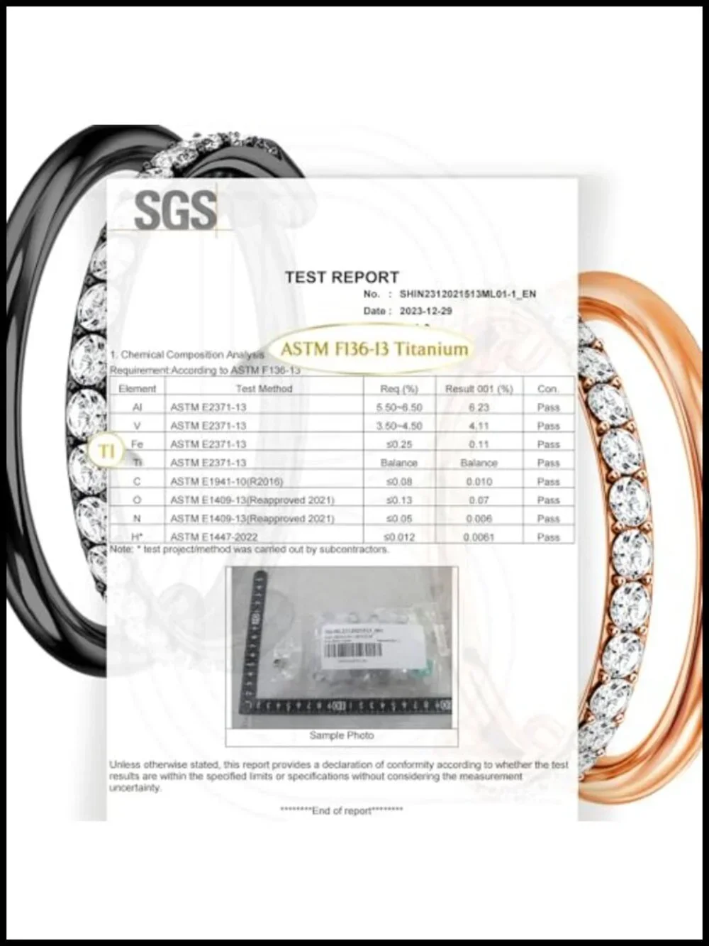 16G Titanium Hinged Cartilage Earring Double Hoop Nose Ring Piercing Jewelry